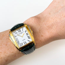 Load image into Gallery viewer, Gold-Plated Bruno Magli Diamond-Set Watch with Statement Dial