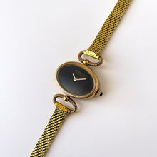 Load image into Gallery viewer, Gold-Plated Raymond Weil Mechanical Watch with Black Oval Dial