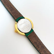 Load image into Gallery viewer, 90s Ladies' Yves Saint Laurent Quartz Watch with Green Strap and Dial