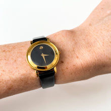 Load image into Gallery viewer, Ladies' Movado Museum Quartz Watch With Black Leather Strap