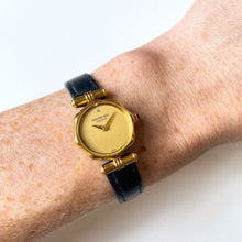 Load image into Gallery viewer, Gold-Plated Raymond Weil Mechanical Watch with Blue Leather Strap