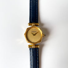 Load image into Gallery viewer, Gold-Plated Raymond Weil Mechanical Watch with Blue Leather Strap