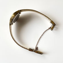 Load image into Gallery viewer, 1975 Gold-Tone Seiko Mechanical Watch with Mother of Pearl Dial