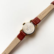 Load image into Gallery viewer, Gold-Plated Timex Mechanical Watch with Round Silver Dial