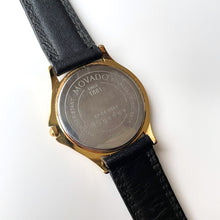 Load image into Gallery viewer, Gents/Unisex Movado Museum Quartz Watch With Black Leather Strap