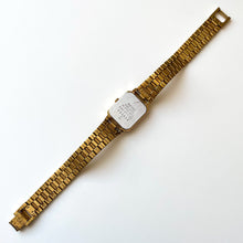 Load image into Gallery viewer, 1988 Ladies' Gold-Tone Seiko Quartz Watch with Rectangular Dial