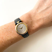 Load image into Gallery viewer, Vintage Ladies' Lanvin Watch with Black Leather Strap