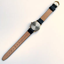Load image into Gallery viewer, Vintage Ladies' Imado Moon Phase Watch with Black Leather Strap