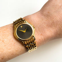 Load image into Gallery viewer, Ladies' Movado Museum Quartz Watch With Gold-Plated Bracelet
