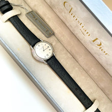 Load image into Gallery viewer, Vintage Boxed Christian Dior Silver-Tone Ladies' Quartz Watch