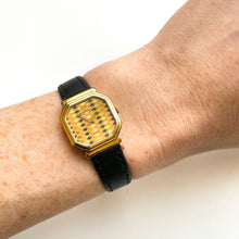 Load image into Gallery viewer, Ladies' 80s Raymond Weil Quartz Watch With Octagon Dial and Leather Strap