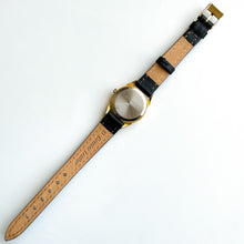Load image into Gallery viewer, Vintage Constant Sun & Moon Phase Watch with Black Leather Strap