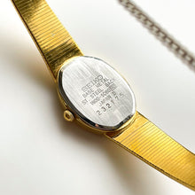 Load image into Gallery viewer, 1990s Ladies' Gold-Tone Seiko Quartz Watch with Oval Dial