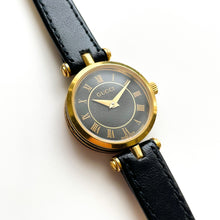 Load image into Gallery viewer, Vintage 1990 Ladies' Gucci Stack Watch with Black Dial