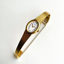 Load image into Gallery viewer, 1990s Ladies' Gold-Tone Seiko Quartz Watch with Oval Dial