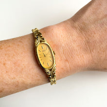 Load image into Gallery viewer, Thin 1990s Gold-Plated Ladies' Seiko Quartz Watch