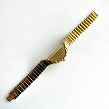Load image into Gallery viewer, Thin Gold-Tone 1990 Ladies' Seiko Quartz Watch with Asymmetrical Dial
