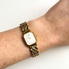 Load image into Gallery viewer, Thin 1990s Gold-Plated Ladies' Seiko Quartz Watch