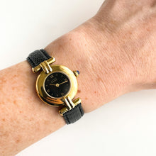 Load image into Gallery viewer, Cartier Must Colisée Vermeil - Gold-Plated Silver 925 with Black Dial