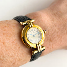 Load image into Gallery viewer, Cartier Must Colisée Vermeil - Gold-Plated Silver 925 with Beige Dial