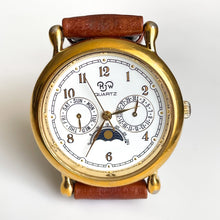 Load image into Gallery viewer, Vintage RJW Sun & Moon Unisex Day-Date Quartz Watch