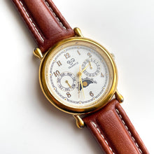 Load image into Gallery viewer, Vintage RJW Sun & Moon Unisex Day-Date Quartz Watch