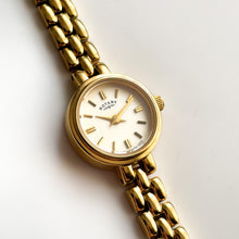 Load image into Gallery viewer, Petite Ladies' Rotary Balmoral Quartz Watch With Gold-Plated Bracelet and Round Dial