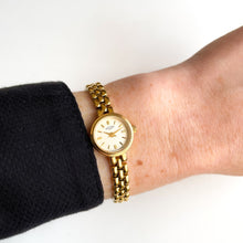 Load image into Gallery viewer, Petite Ladies' Rotary Balmoral Quartz Watch With Gold-Plated Bracelet and Round Dial