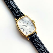 Load image into Gallery viewer, Ladies' 80s Raymond Weil Quartz Watch With White Dial and Leather Strap