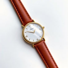 Load image into Gallery viewer, Ladies' Movado Quartz Watch With Brown Leather Strap