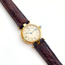 Load image into Gallery viewer, Cartier Must Vendome Vermeil - Gold-Plated Silver 925 with Beige Dial - With box and Papers