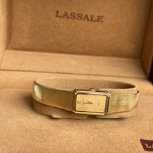 Load image into Gallery viewer, Rare Boxed 1985 Gold-Plated Seiko Lassale Quartz Watch