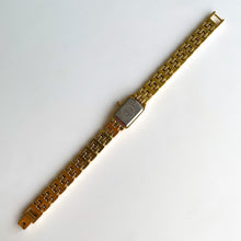 Load image into Gallery viewer, Petite Ladies' Rotary Quartz Watch With Gold-Plated Bracelet and Rectangular Dial