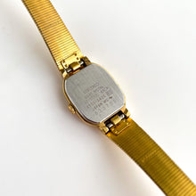 Load image into Gallery viewer, 1990s Ladies' Gold-Plated Seiko Quartz Watch with Black Dial