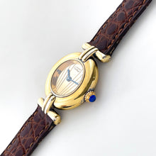 Load image into Gallery viewer, Cartier Must Colisée Vermeil - Gold-Plated Silver 925 with Gold Dial - Boxed