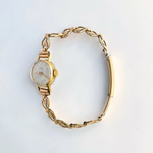 Load image into Gallery viewer, Tiny 1960s Ladies' Girard-Perregaux Mechanical Watch with Gold-Plated Bracelet