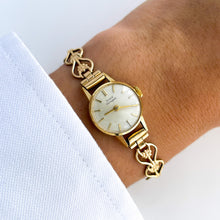 Load image into Gallery viewer, Tiny 1960s Ladies' Girard-Perregaux Mechanical Watch with Gold-Plated Bracelet