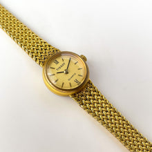 Load image into Gallery viewer, Vintage Ladies' Gold-Plated Tissot Quartz Watch With Integrated Bracelet