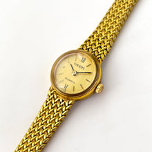 Load image into Gallery viewer, Vintage Ladies' Gold-Plated Tissot Quartz Watch With Integrated Bracelet