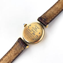 Load image into Gallery viewer, Cartier Must Colisée Vermeil - Gold-Plated Silver 925 with Gold Dial - Boxed