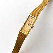 Load image into Gallery viewer, 1990s Ladies' Gold-Plated Seiko Quartz Watch with Rectangular Dial