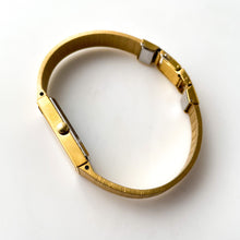 Load image into Gallery viewer, 1990s Ladies' Gold-Plated Seiko Quartz Watch with Rectangular Dial