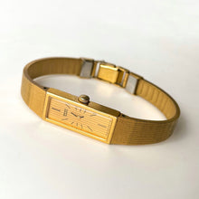 Load image into Gallery viewer, 1990s Ladies' Gold-Plated Seiko Quartz Watch with Rectangular Dial