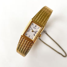 Load image into Gallery viewer, Ladies' 1999 Seiko Tank Quartz Watch With Gold-Plated Case