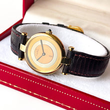 Load image into Gallery viewer, Vintage Ladies' Cartier Must Colisée Vermeil - Gold-Plated Silver 925 with Three Tone Dial