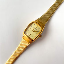 Load image into Gallery viewer, Ladies' Gold-Tone Lorus Quartz Watch with Integrated Bracelet