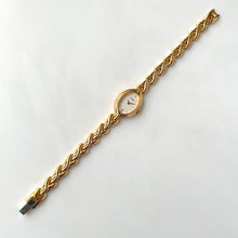 Load image into Gallery viewer, Ladies Lorus Watch with Gold Tone Bracelet and White Oval Dial