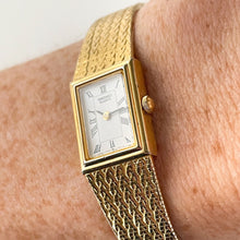 Load image into Gallery viewer, Ladies' 1999 Seiko Tank Quartz Watch With Gold-Plated Case