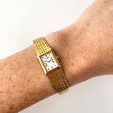Load image into Gallery viewer, Ladies' 1999 Seiko Tank Quartz Watch With Gold-Plated Case