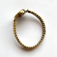 Load image into Gallery viewer, 1967 Gold-Tone Seiko Mechanical Watch with Silver Dial and Expanding Bracelet